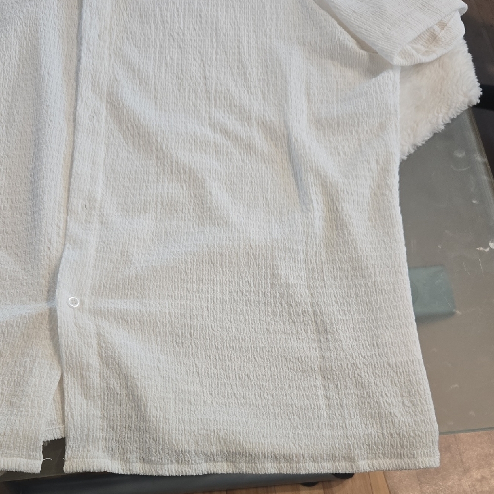 Source Unknown White Casual Button Down Shirt - image 2